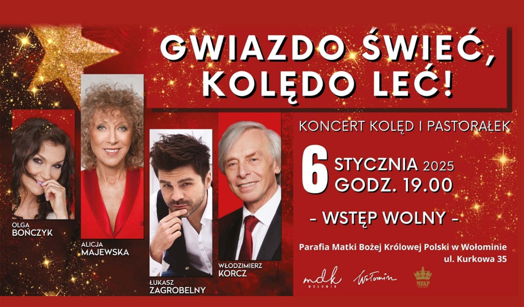 Wołomin - koncert kolęd i pastorałek | GWIAZDO ŚWIEĆ, KOLĘDO LEĆ