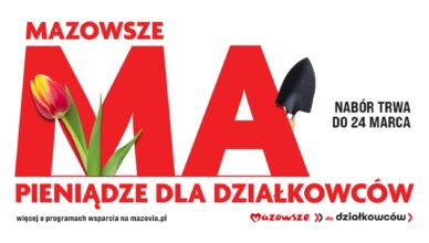 Mazowsze ma pieniądze dla działkowców